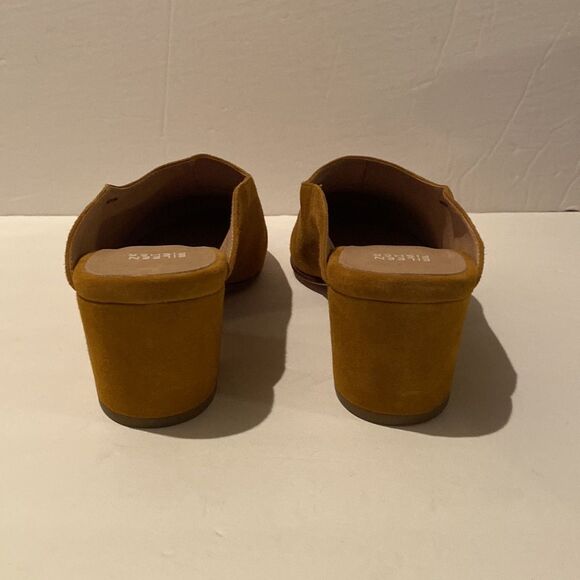 Eileen Fisher Brief Suede Mule Block Heel Shoe - Picture 8 of 12